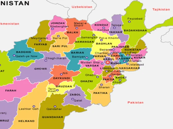 Map Afghanistan