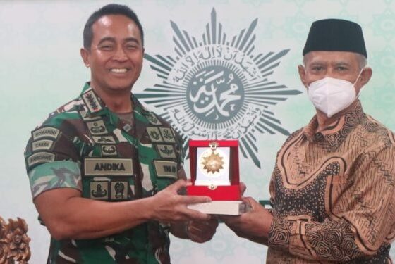 Silaturahim ke PP Muhammadiyah, Jenderal TNI Andika Perkasa Kagumi Peran Kebangsaan Muhammadiyah 6 Muhammadiyah TNI