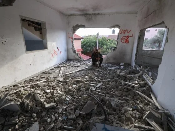 Rumah warga palestina dihancurkan