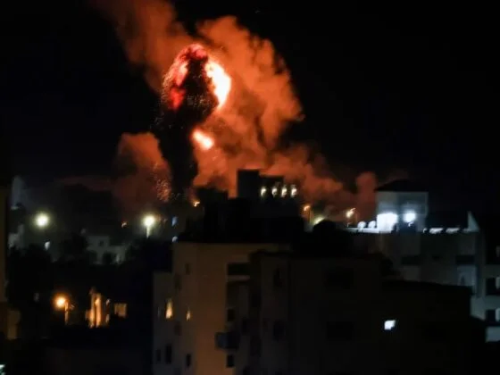 Ledakan gaza dari serangan israel