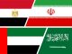 Saudi Iran UEA Egypt