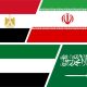 Saudi Iran UEA Egypt