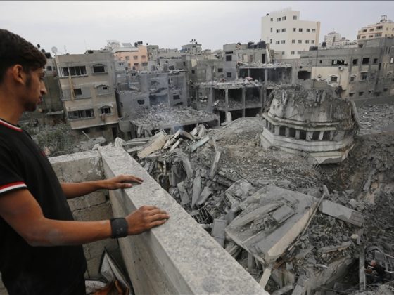 Masjid Gaza dibom Israel