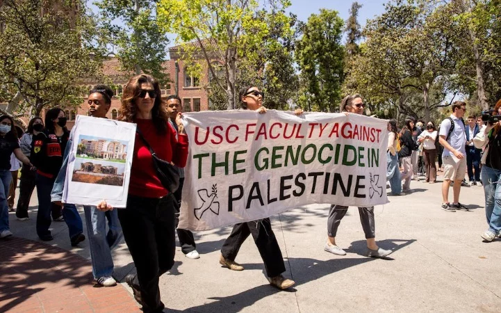 Demonstrasi di Palestina